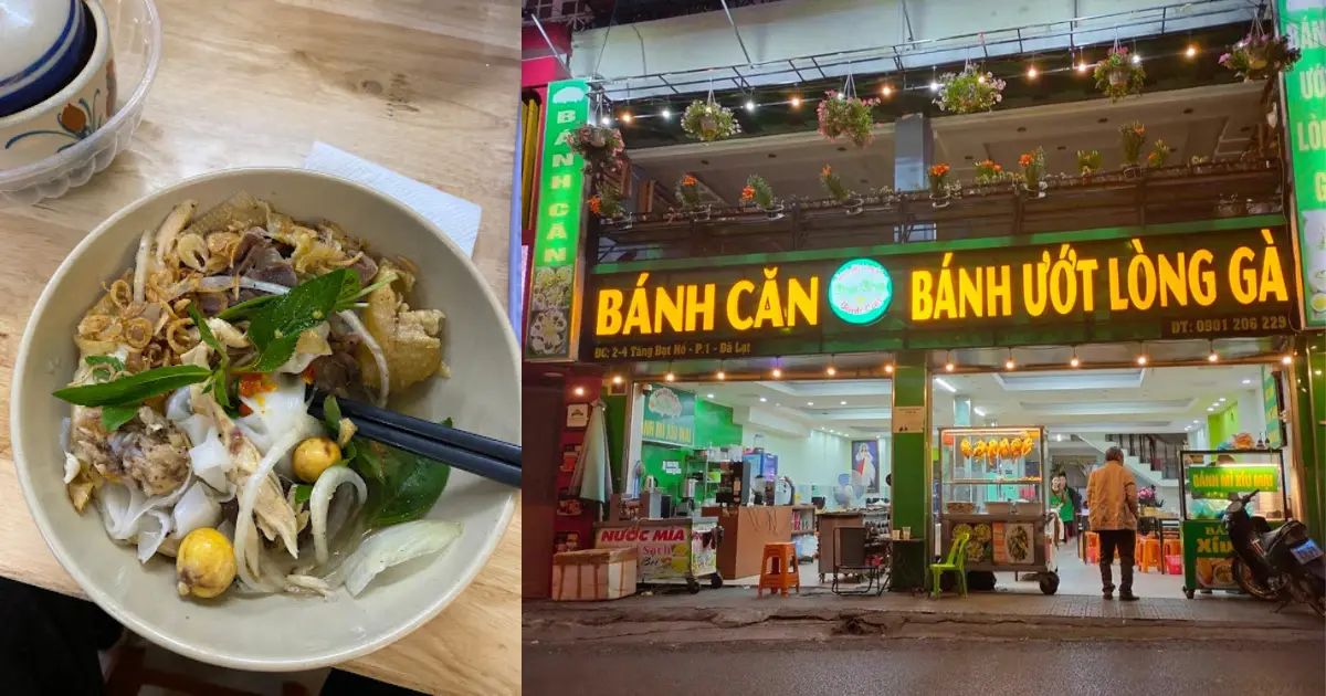 Bánh ướt lòng gà Chip Chip Đà Lạt