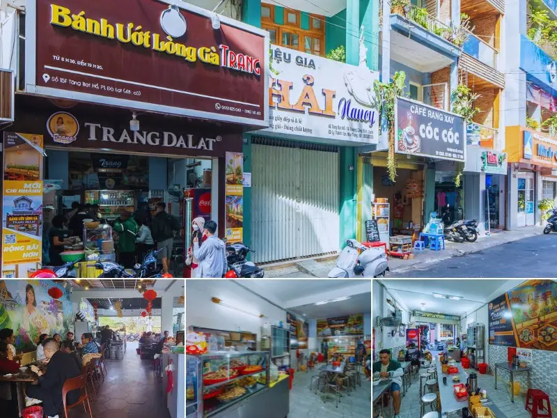 Bánh ướt lòng gà Trang Đà Lạt