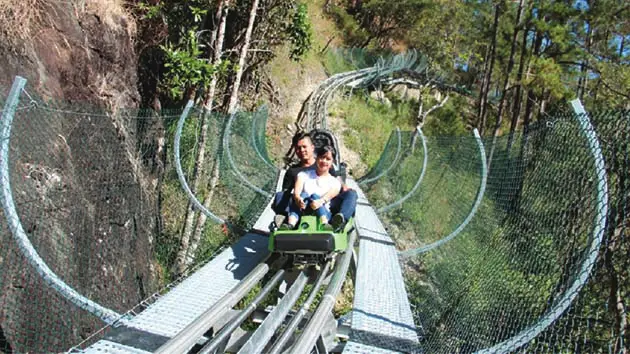 Trải nghiệm máng trượt trên núi (Alpine Coaster)