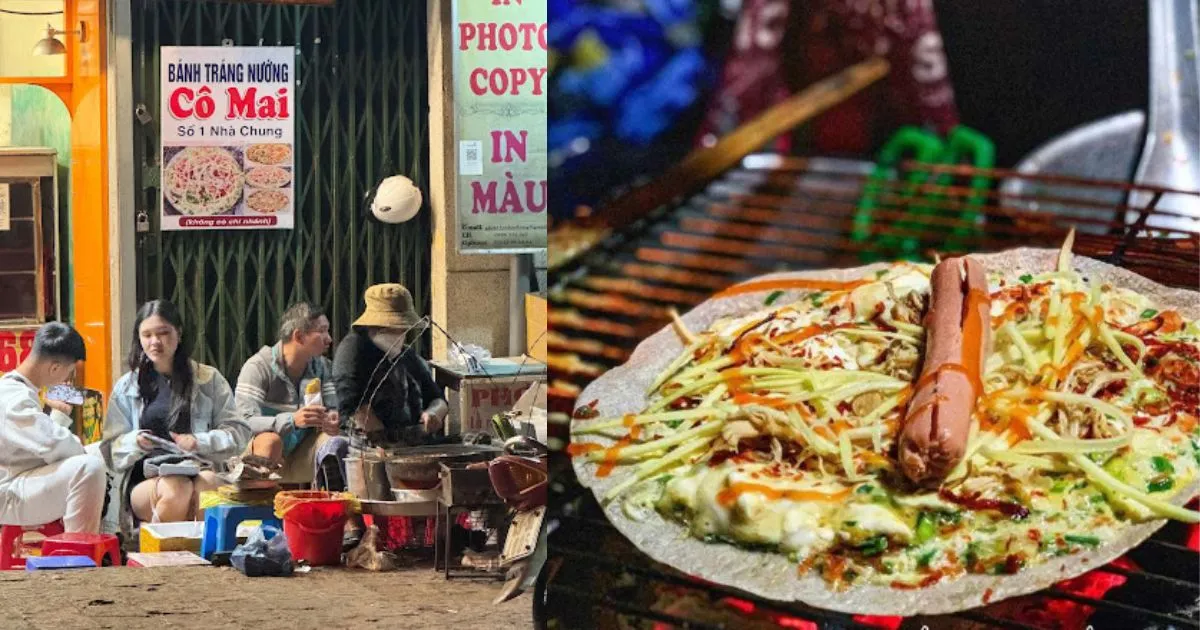 Bánh tráng nướng cô Mai Nhà Chung