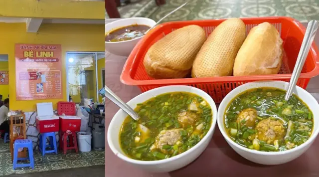 Bánh mì xíu mại Bé Linh