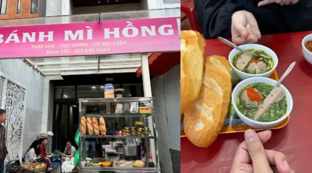Bánh mì xíu mại Cô Hồng