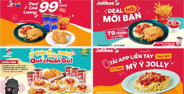 Chương trình khuyến mãi Jollibee Đà Lạt mới nhất 