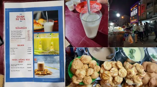 Sữa đậu nành chợ đêm Đà Lạt