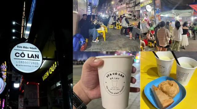 Sữa đậu nành Cô Lan Đà Lạt