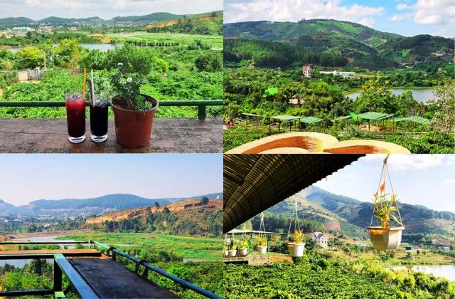 Khu cafe Mê Linh Coffee Garden