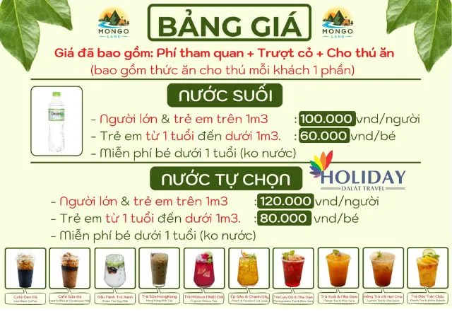 Bảng giá Mongo Land