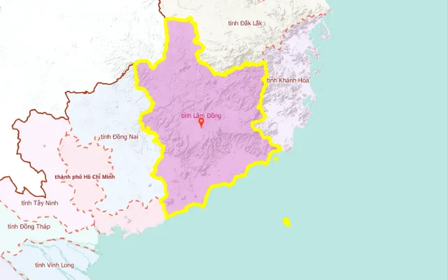 Mã bưu chính quốc gia tỉnh Lâm Đồng sau sáp nhập là gì?