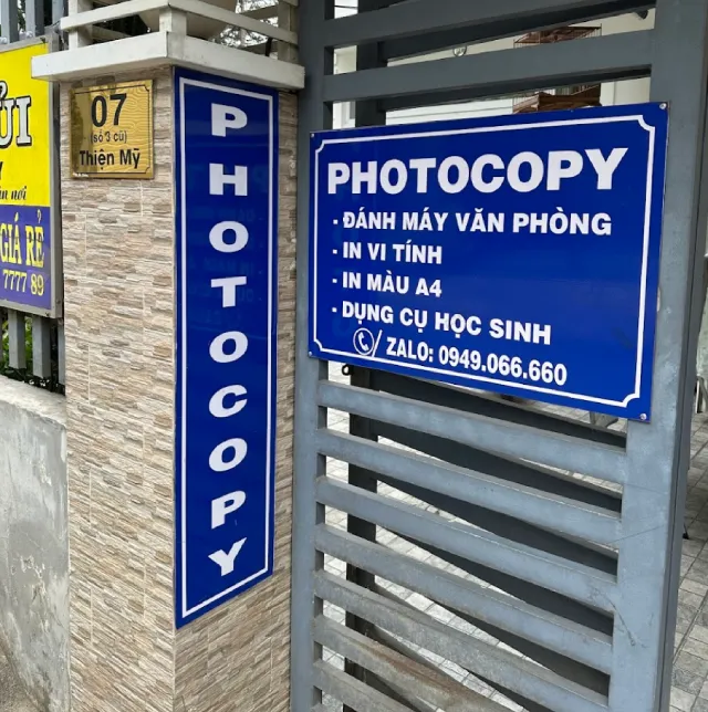 Tiệm photocopy Thiện Mỹ