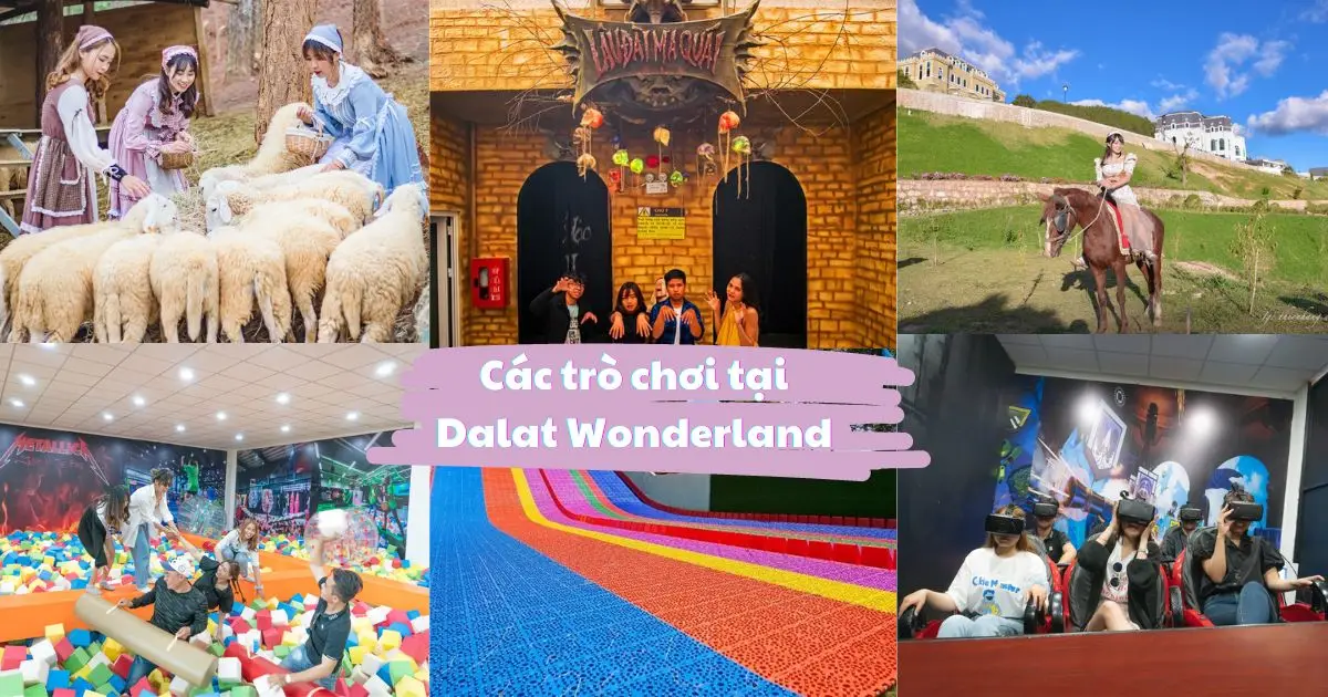 Các trò chơi hấp dẫn tại Đà Lạt Wonderland