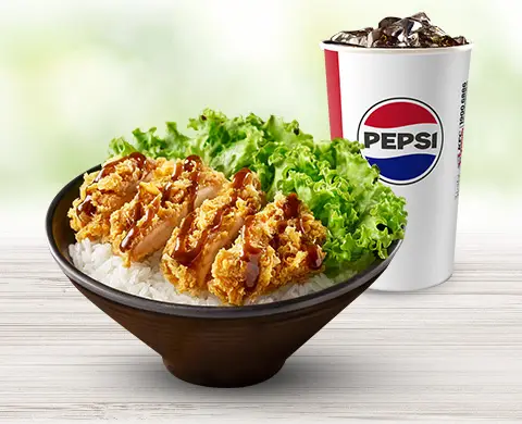 1 Cơm Gà Xốt Teriyaki + 1 Ly Pepsi (L).